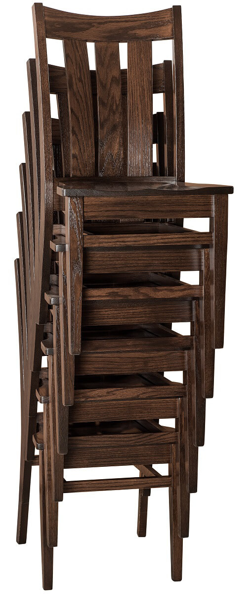 Hardwood Stackable Dining Chair