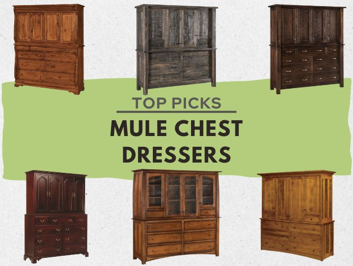 Amish-Made Mule Chest Dressers - Top Picks