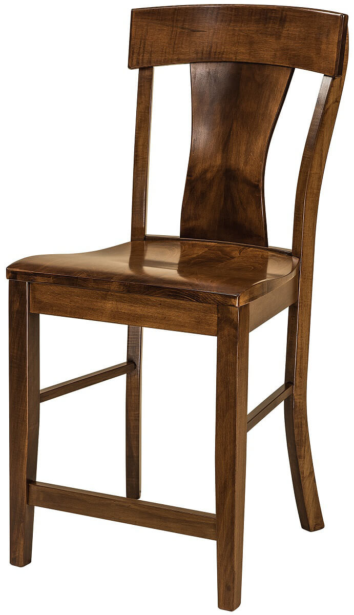 Vitra Modern Bar Chair in Brown Maple