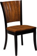 Elm and Brown Maple Side Chair