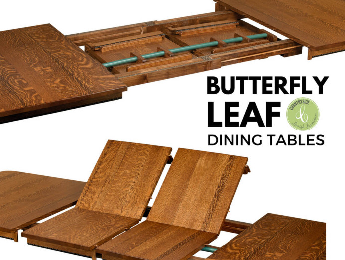 What Are Butterfly Leaf Dining Tables (With Examples)?