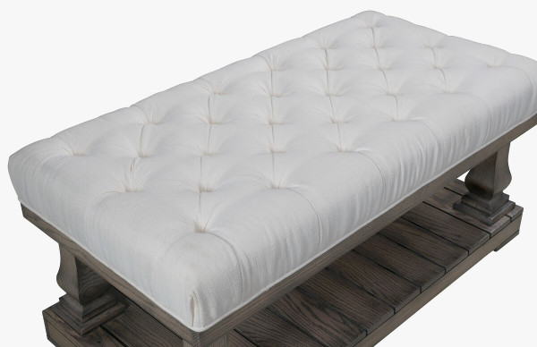 Optional Tufted Upholstery on Coffee Table