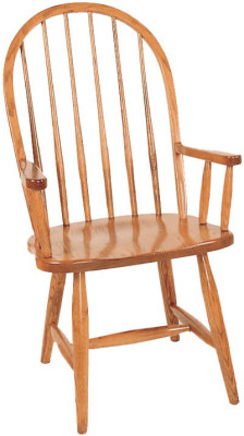 Arm Chair with Plain Base