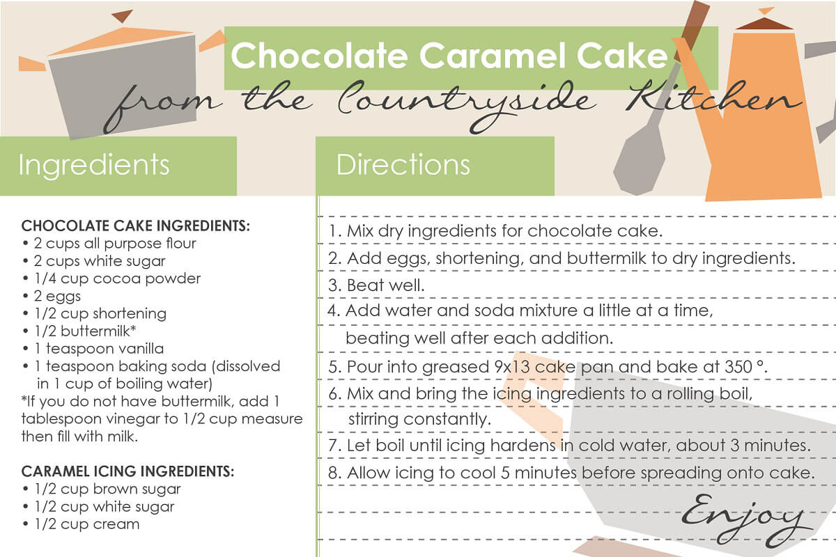 Amish Chocolate Cake Recipe Countryside Amish Furniture